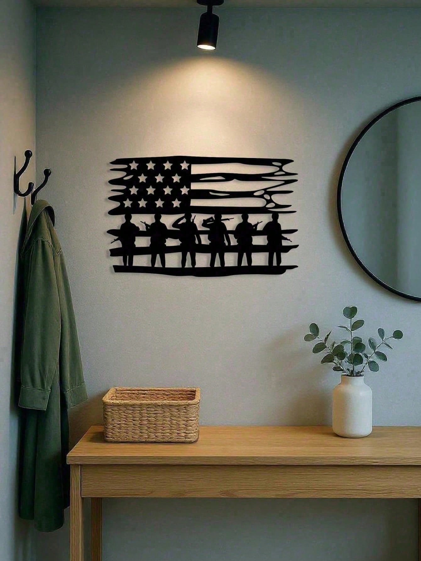 Home Decor Usa - ArtLife Vintage American Flag Metal Wall
