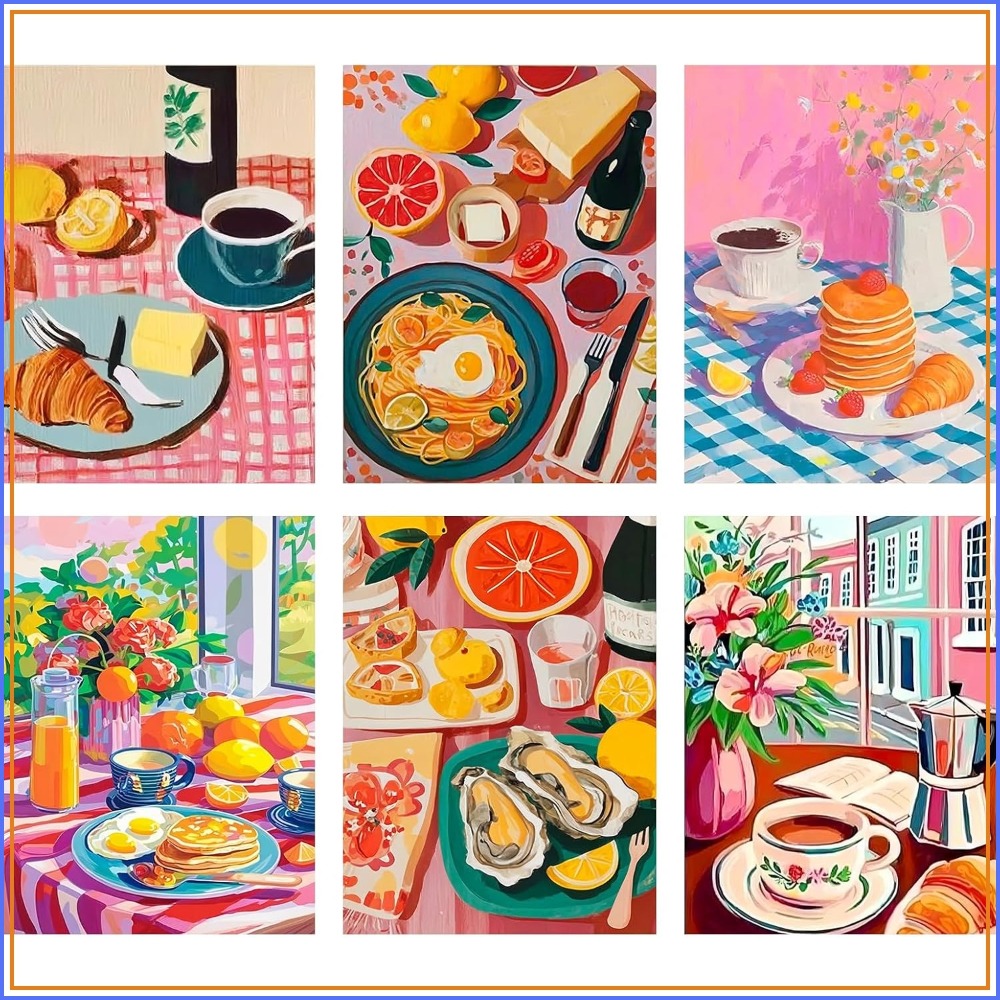 Home Decor Free Images - 6 Pack 5D Diamond Painting Kits