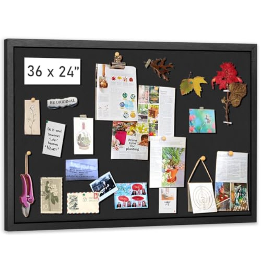Home Decor Vision Board - Large Bulletin Board, 36 