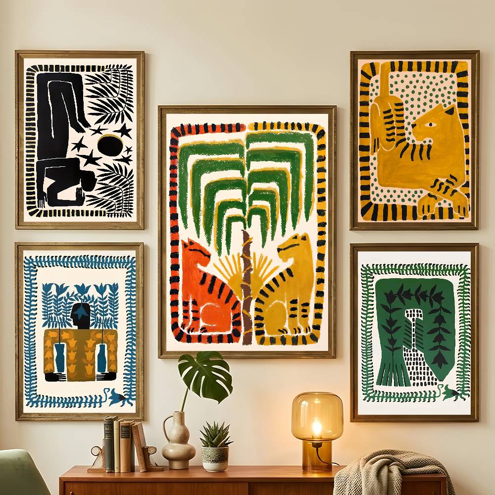 Home Decor Egypt - Ancient Egypt Abstract Classic Anime Poster