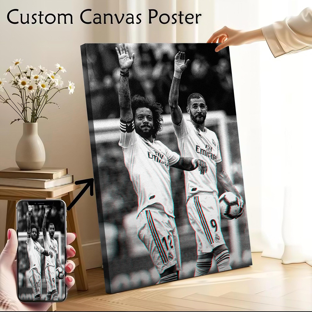 X Home Decor - Marcelo X Benzema Canvas Poster Customizable