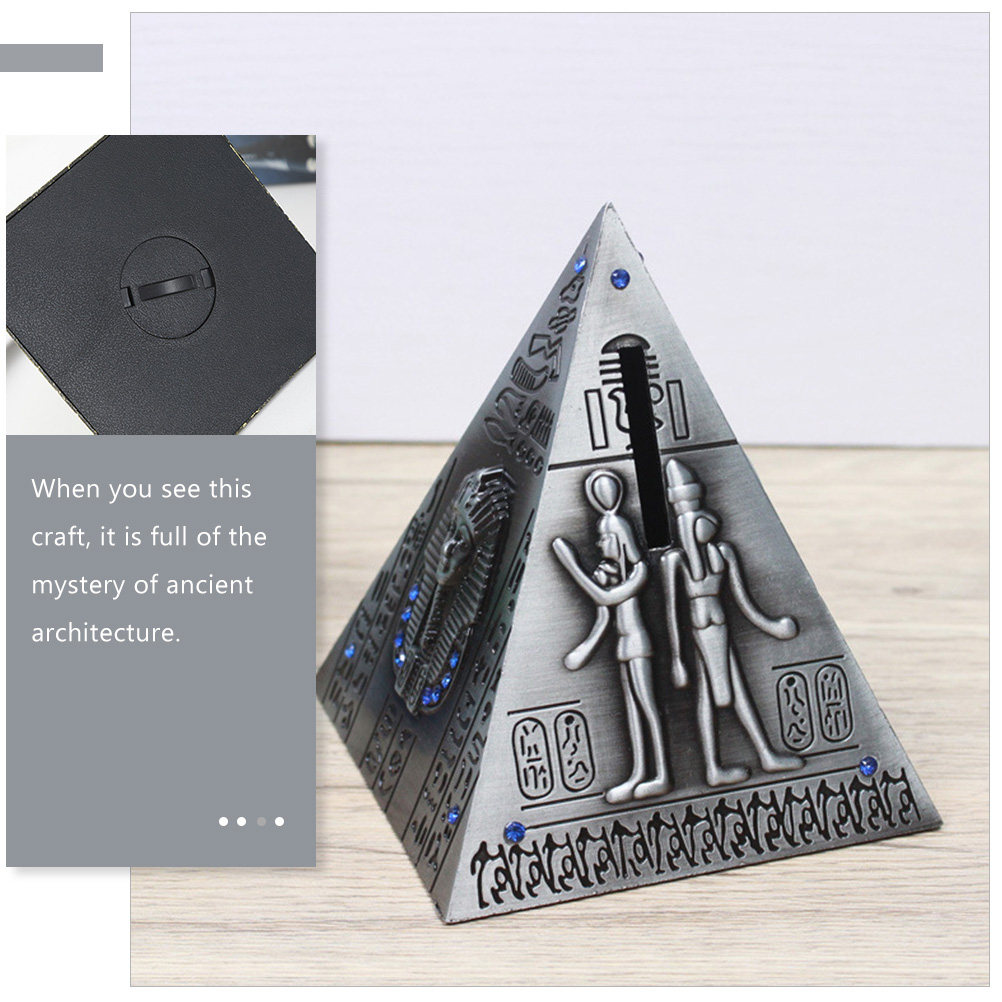 Home Decor Egypt - Retro Pyramid Decoration Ancient Egypt Metal