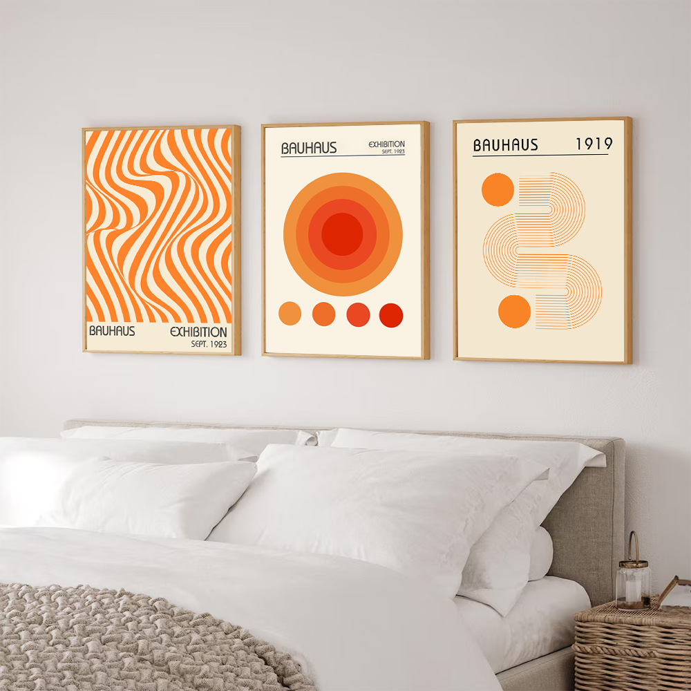 Home Decor Exhibition - 1pc frameless Canvas Painting 1pc frameless