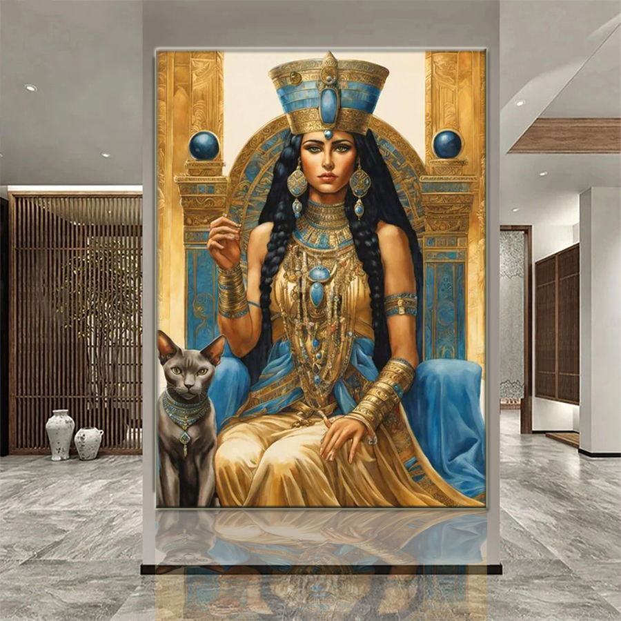 Home Decor Egypt - Cleopatra DIY Diamond Painting Egypt Woman