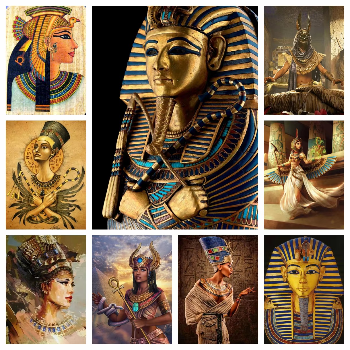 Home Decor Egypt - Diamond Painting Ancient Egypt Diamond Mosaic