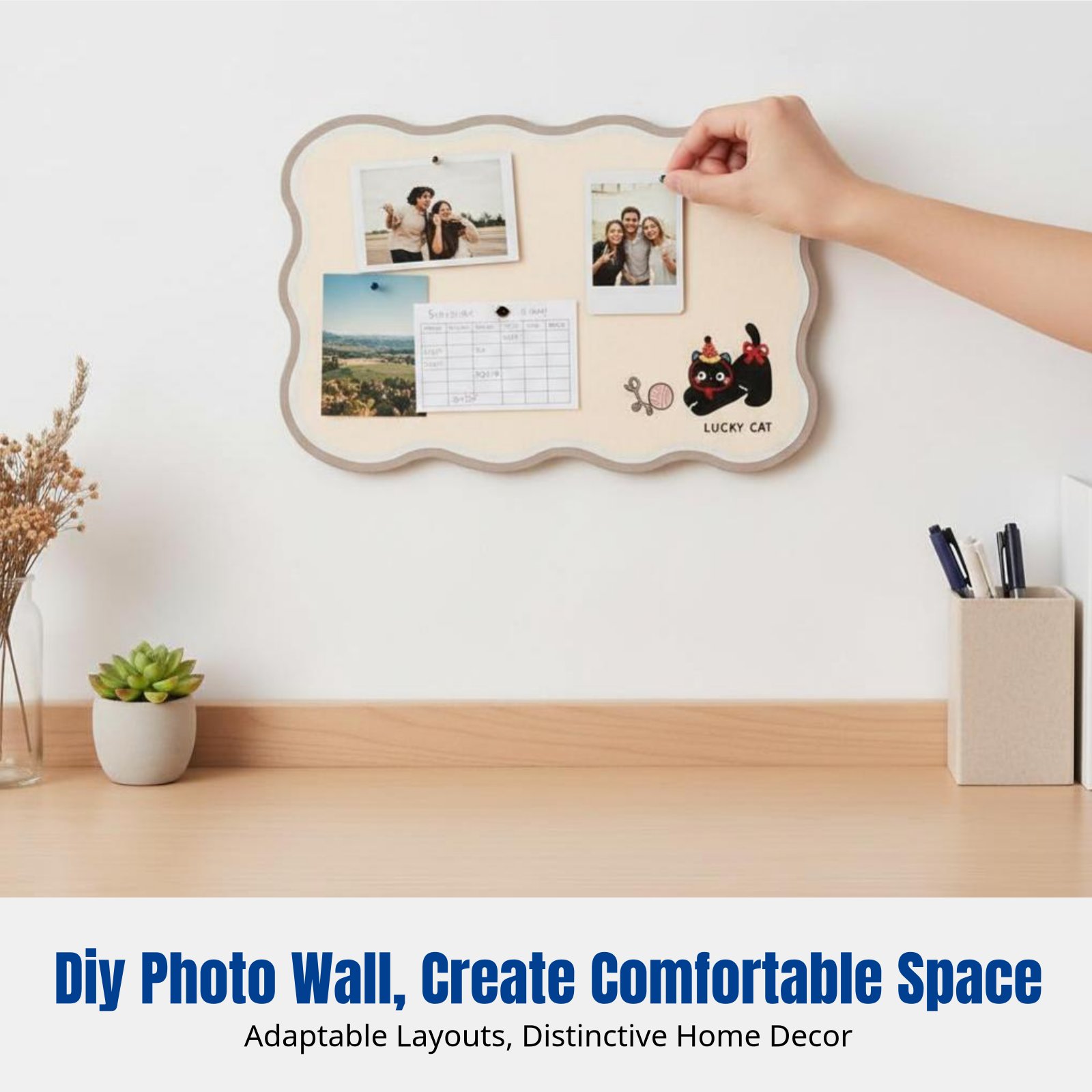 Fabric Board Photo Wall, Visio - Home Decor Vision Board recension och pris