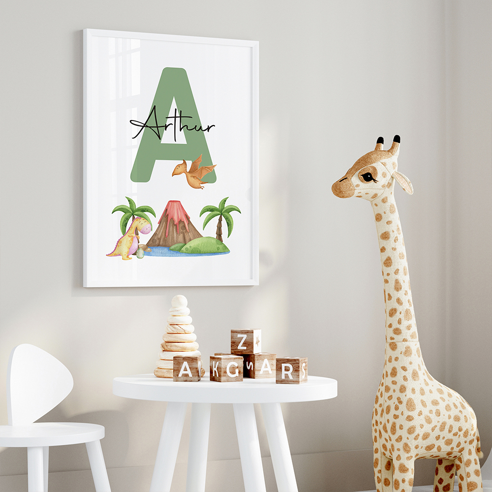 3pcs Personalized Custom Name  - Home Decor Wall Pictures recension och pris