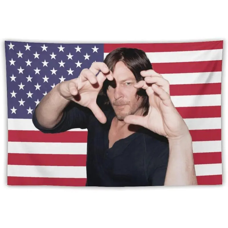 VIKAMA Daryl Dixon USA Flag Ta - Home Decor Usa recension och pris