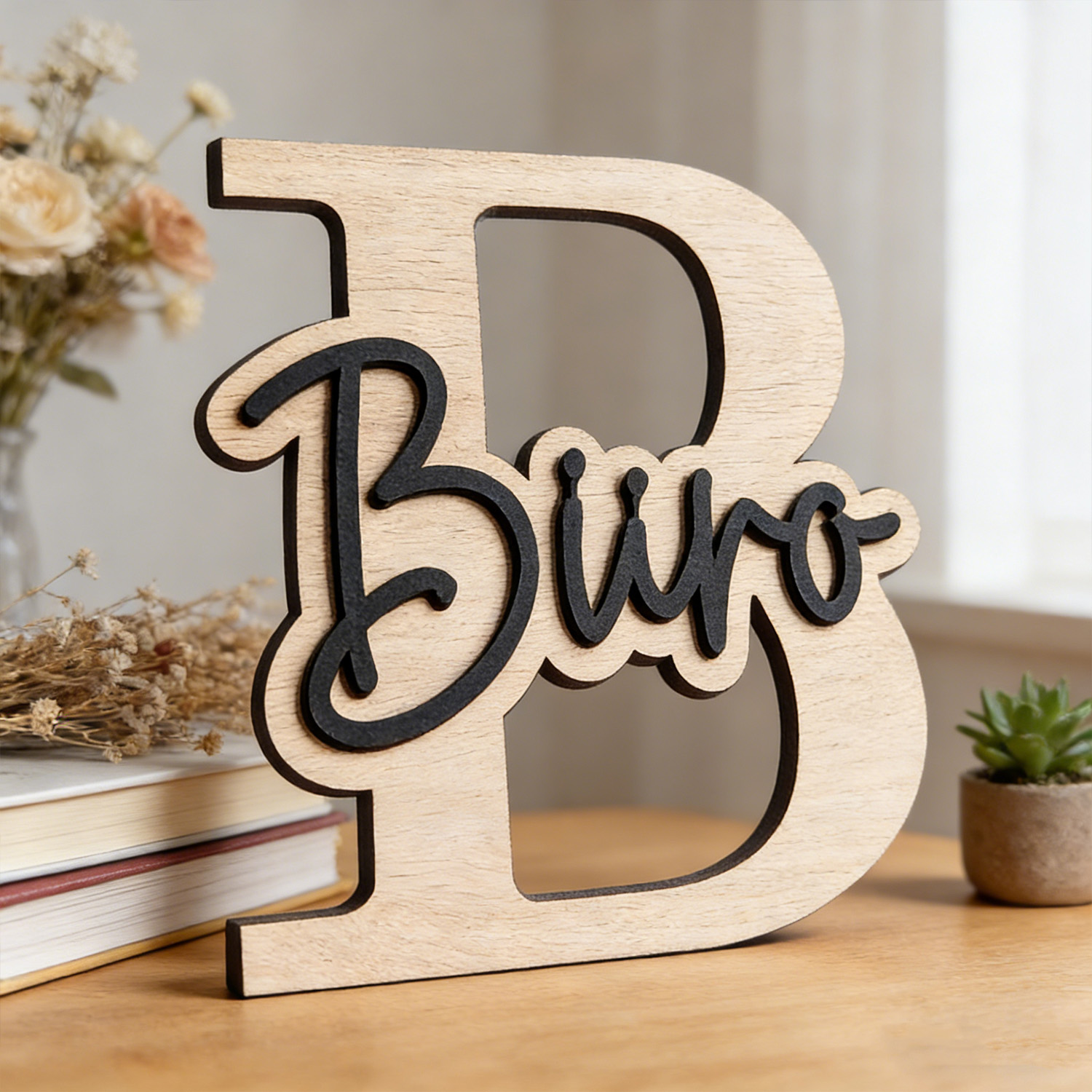 1pc Customizable Wooden Letter - Home Decor For Wedding recension och pris