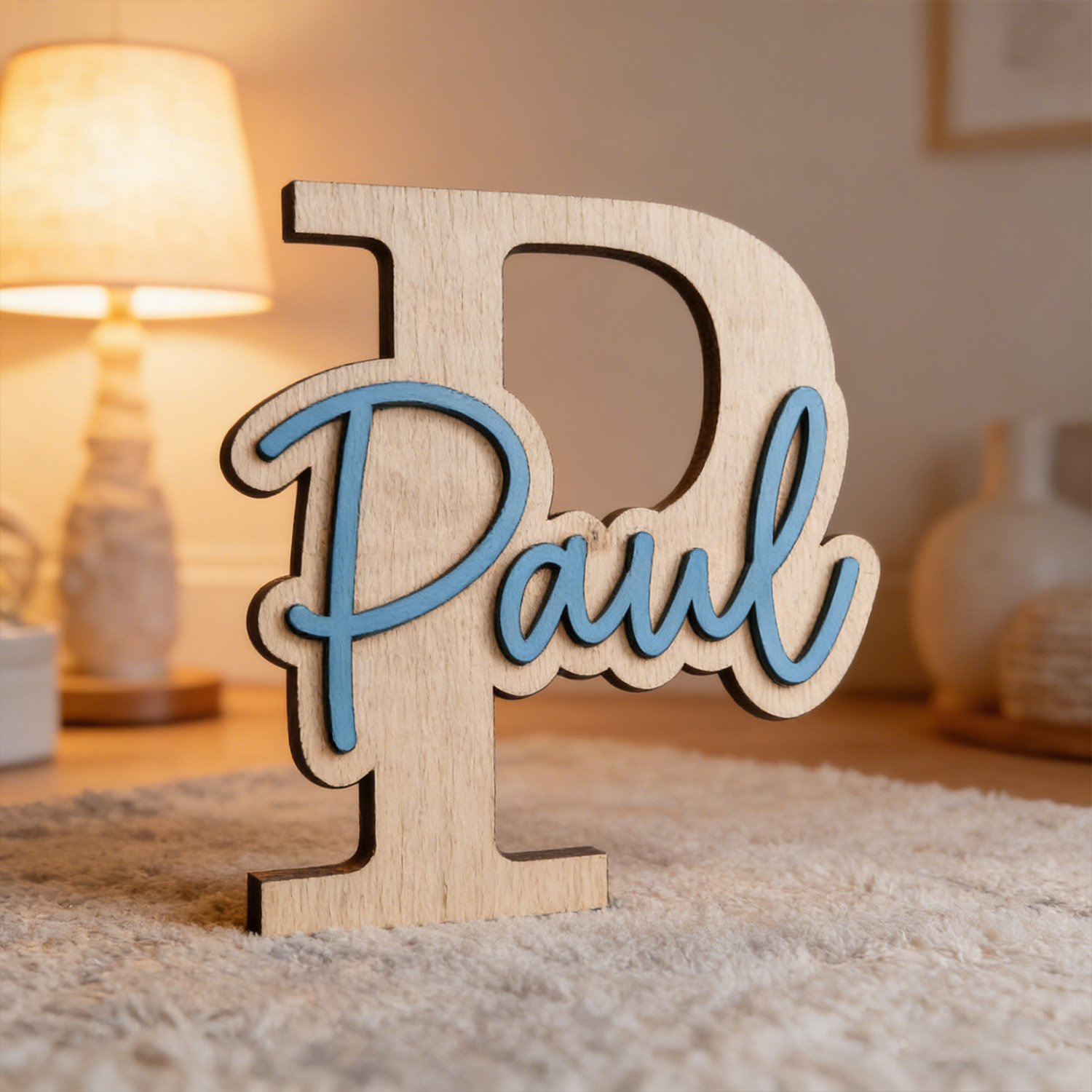 1pc Customizable Wooden Letter - Home Decor For Wedding recension och pris
