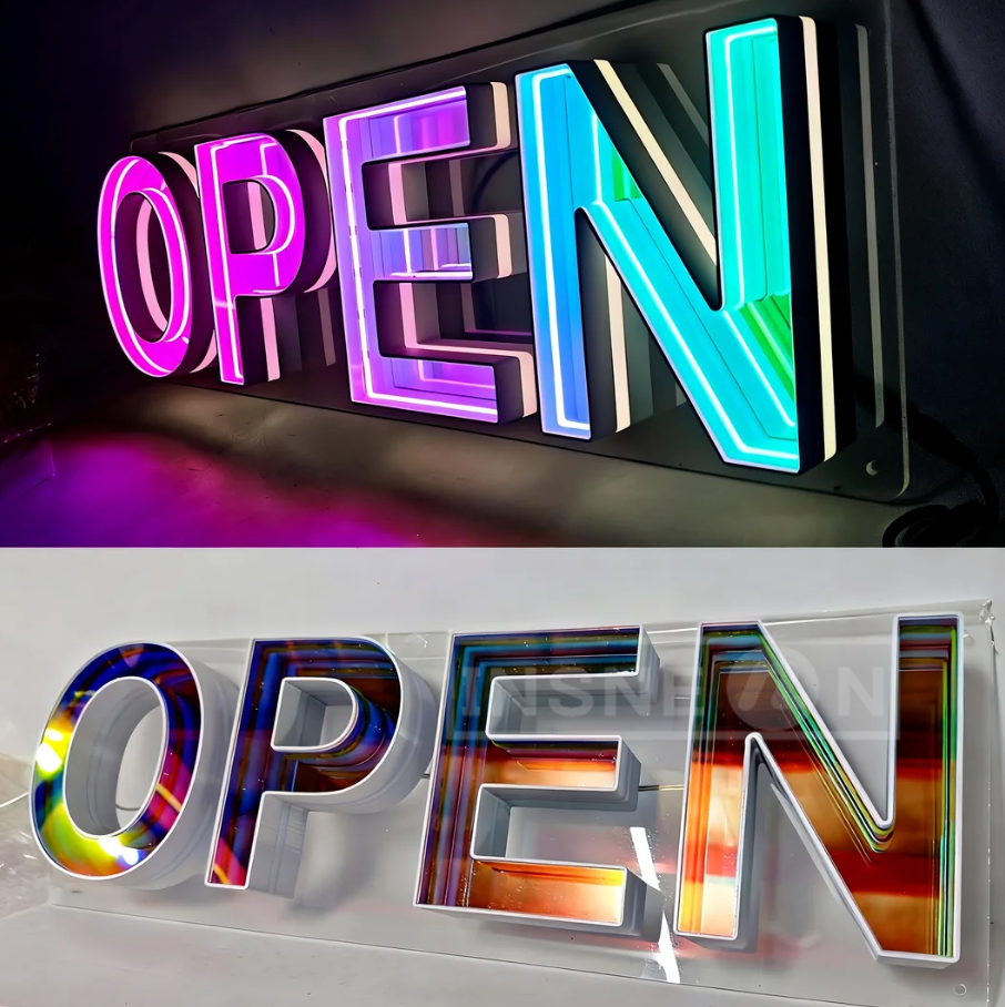 Shop Mirror Sign Custom Infini - Neon Sign Led Custom recension och pris