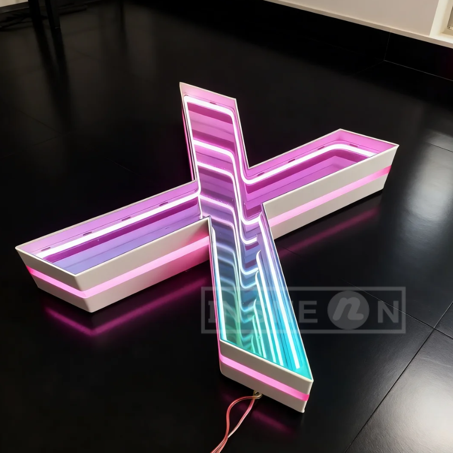 Shop Mirror Sign Custom Infini - Neon Sign Led Custom recension och pris