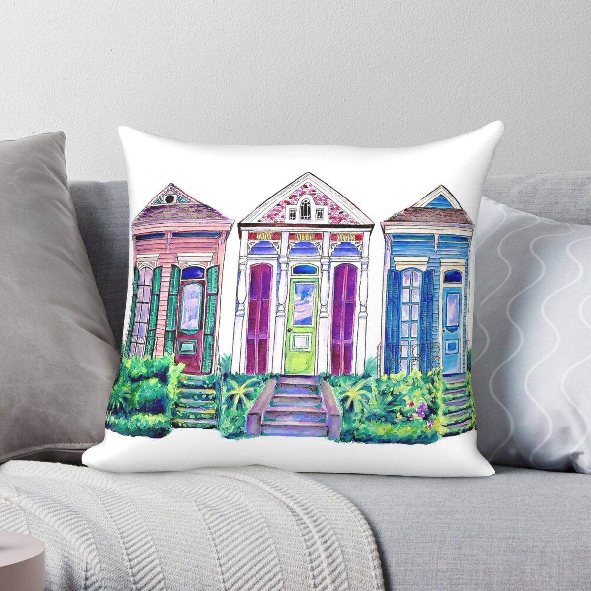 New Orleans Shotgun Houses Squ - Home Decor New Orleans recension och pris