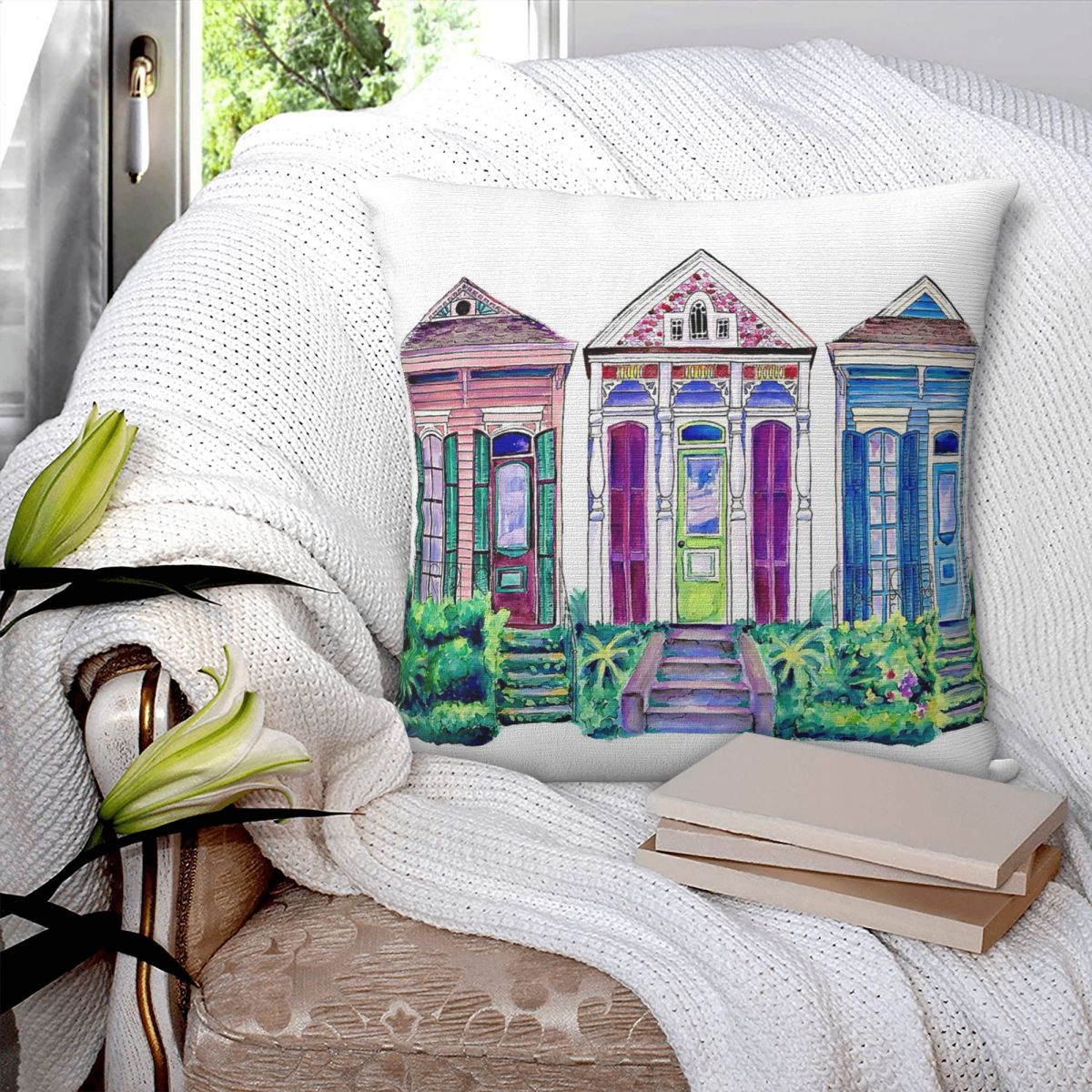 New Orleans Shotgun Houses Squ - Home Decor New Orleans recension och pris