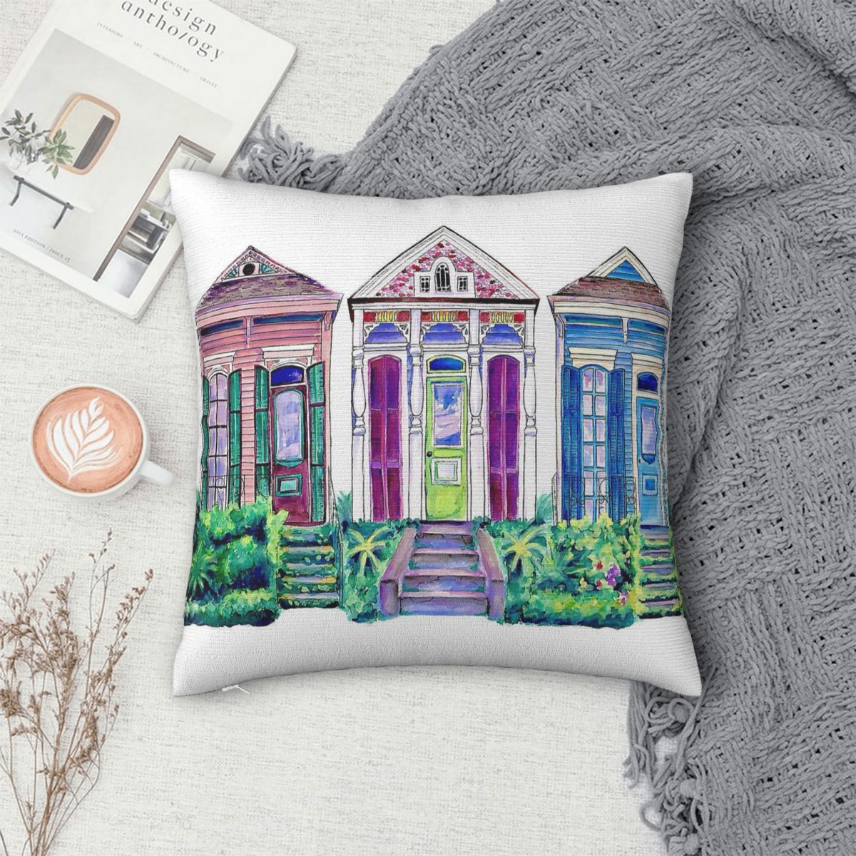 New Orleans Shotgun Houses Squ - Home Decor New Orleans recension och pris