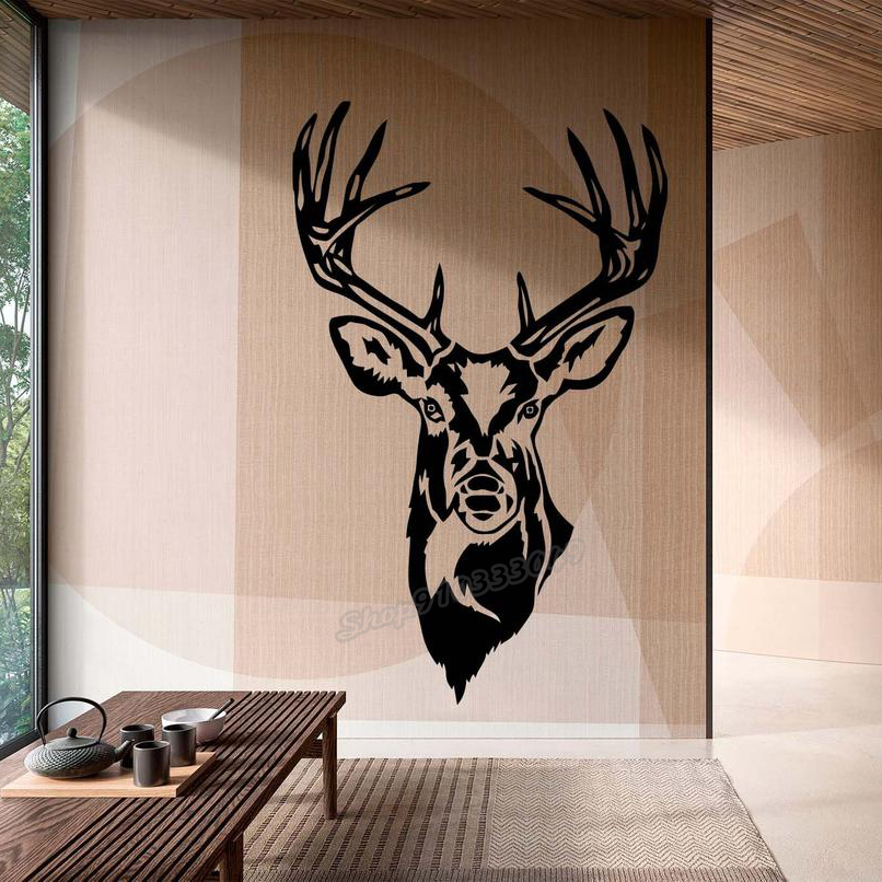 Deer Wall decal Horns Forest W - Home Decor Vinyl Flooring recension och pris