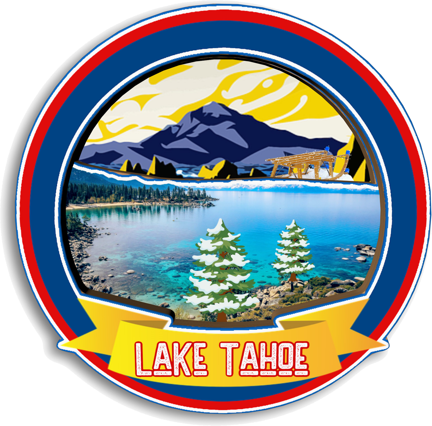 Alaska Seattle Lake Tahoe Maui - Home Decor Usa recension och pris