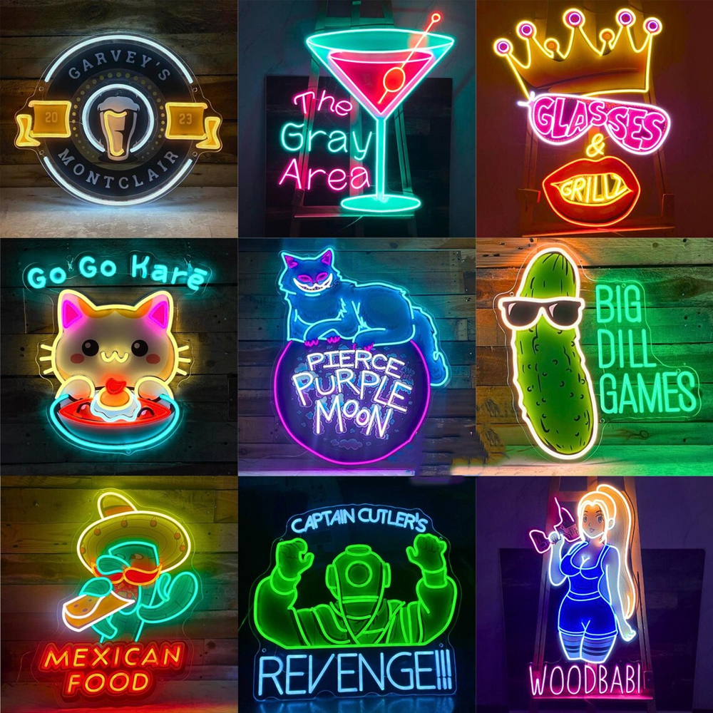 Custom Neon Sign Personalise L - Neon Sign Led Custom recension och pris