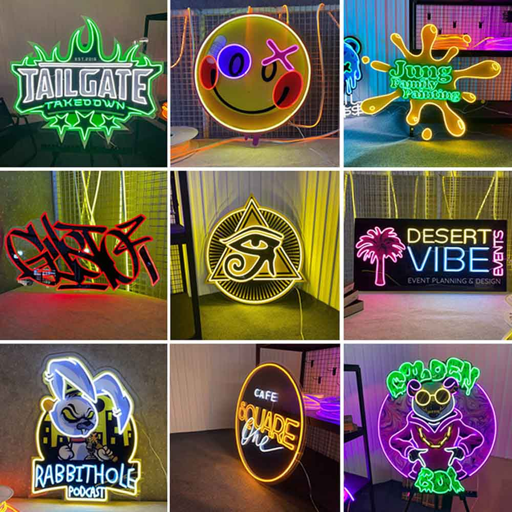 Custom Neon Sign Personalise L - Neon Sign Led Custom recension och pris