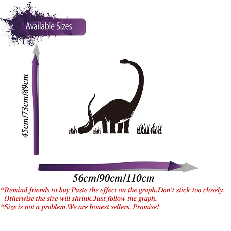 Large Brachiosaurus Dinosaur W - Home Decor Vinyl Flooring recension och pris