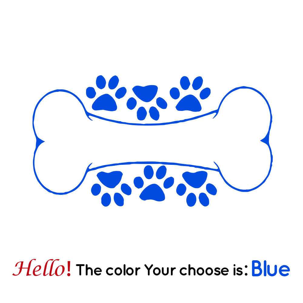 1 pc hot sale Dog Bone Wall De - Home Decor Vinyl Flooring recension och pris