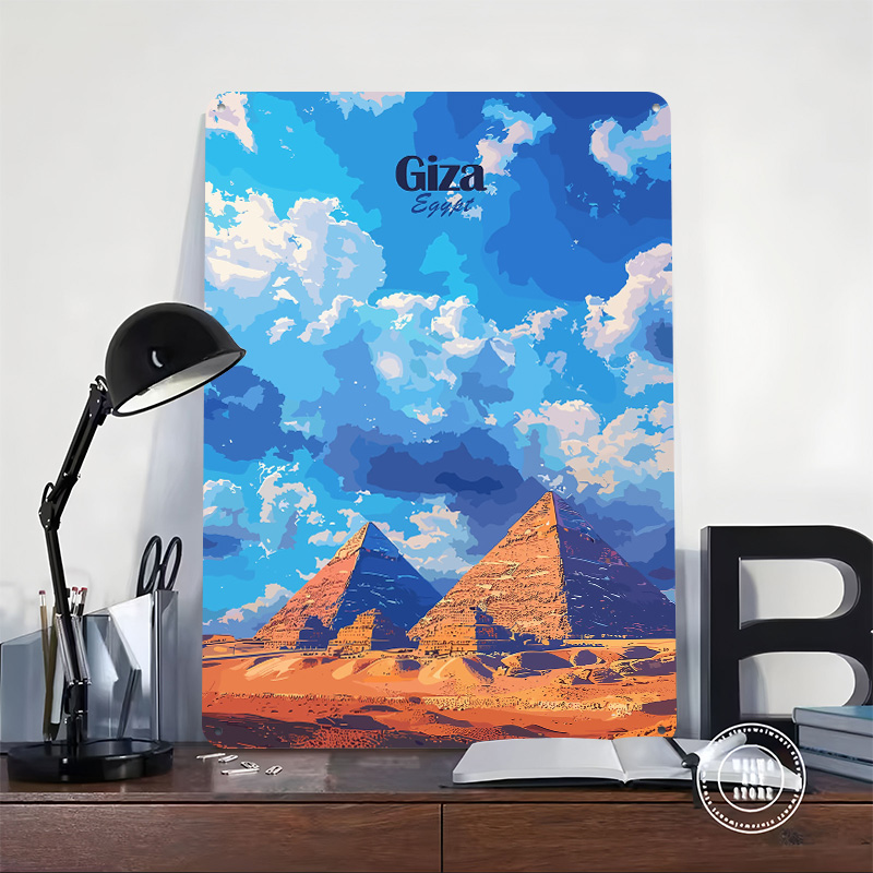Giza Pyramids Vintage Decor Li - Home Decor Egypt recension och pris