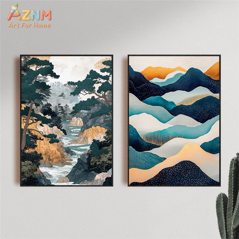 Japanese Hokusai Forest Waves  - Home Decor Exhibition recension och pris