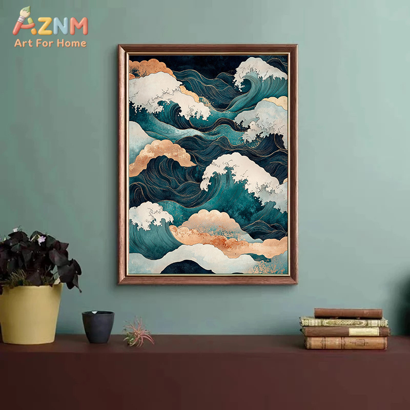 Japanese Hokusai Forest Waves  - Home Decor Exhibition recension och pris