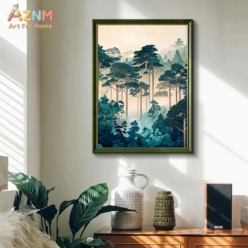 Japanese Hokusai Forest Waves  - Home Decor Exhibition recension och pris