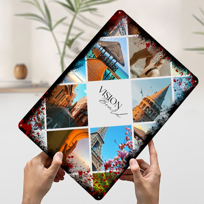Travel Vision Board Collage Pr - Home Decor Vision Board recension och pris