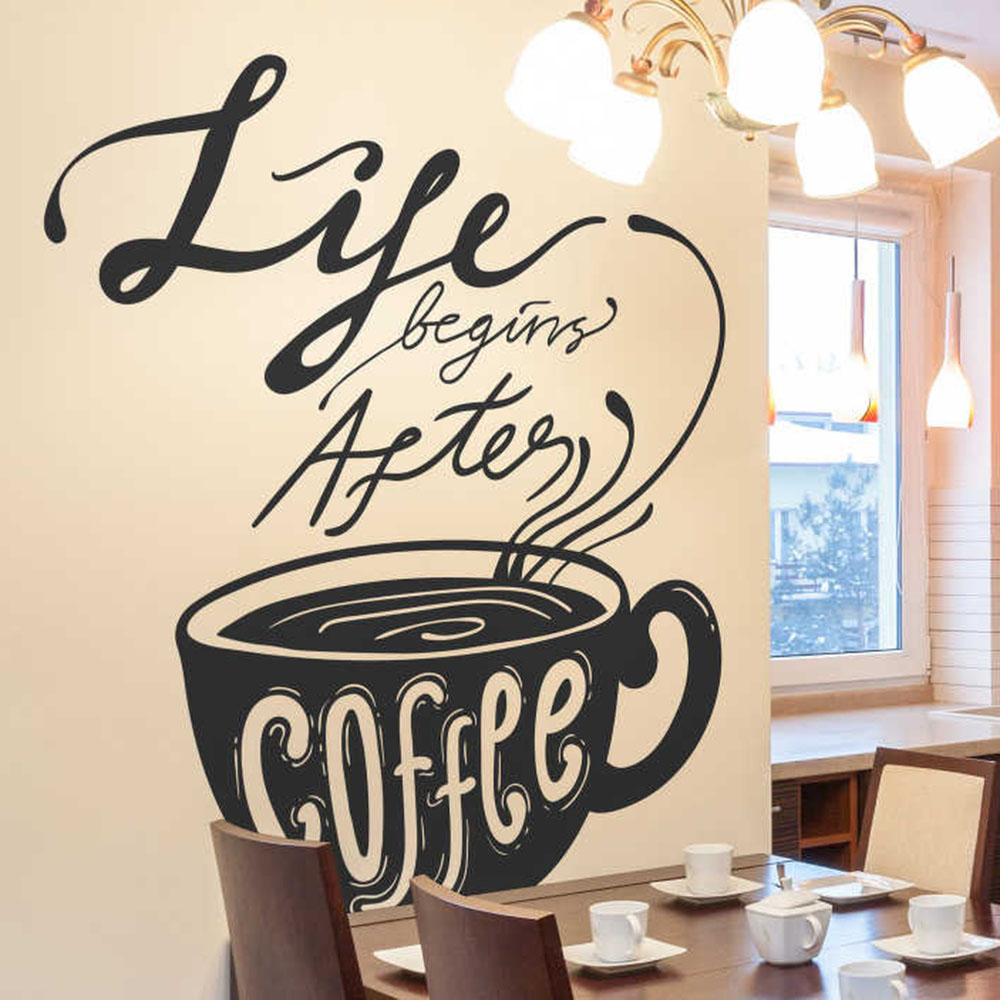 Life Begins After Coffee Mugs  - Home Decor Vinyl Flooring recension och pris