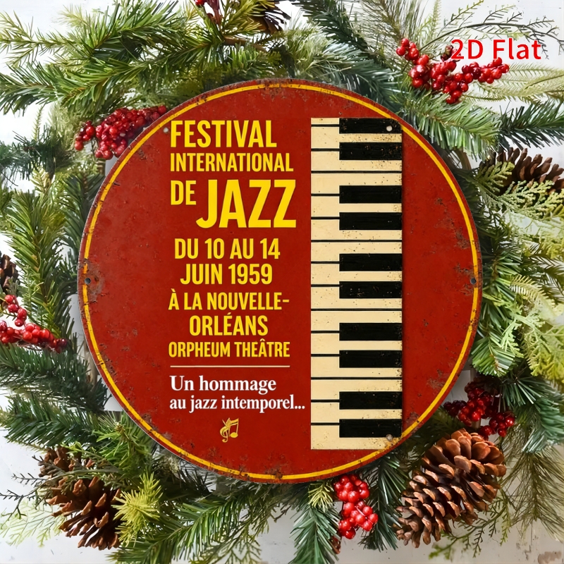 2D Flat-1pc-Jazz Music Festiva - Home Decor New Orleans recension och pris