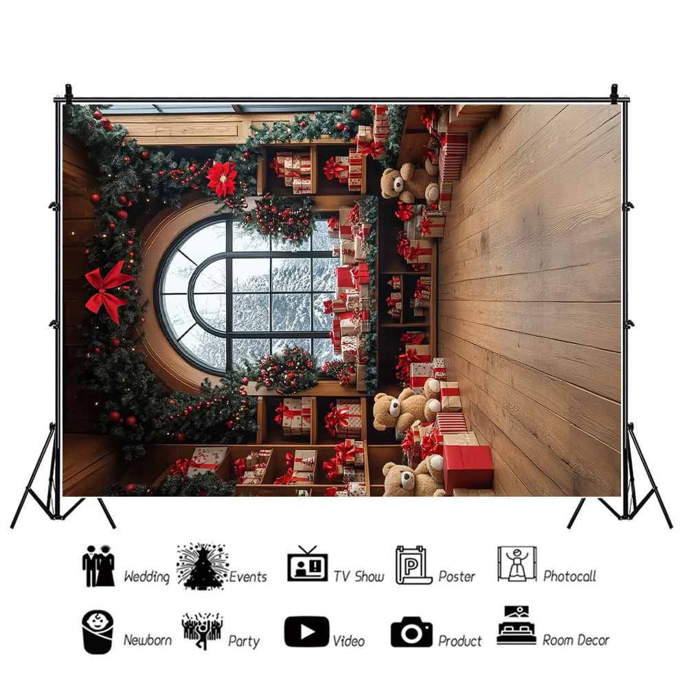 Christmas Doll Bear Photograph - Home Decor Vinyl Flooring recension och pris