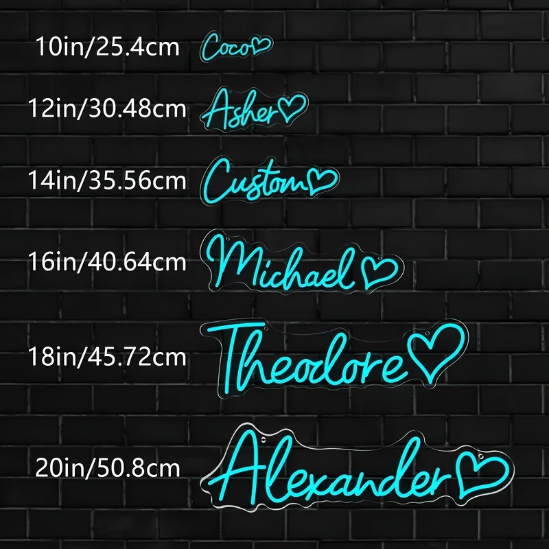 Custom LED Personalized Neon S - Neon Sign Led Custom recension och pris