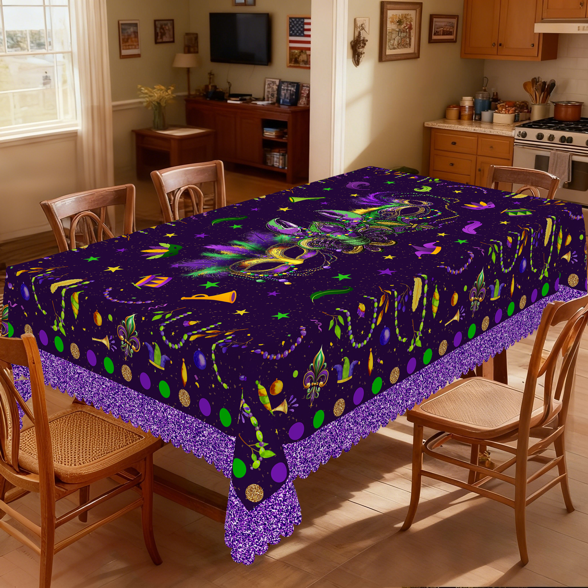 1 Piece of Purple Mardi Gras T - Home Decor New Orleans recension och pris