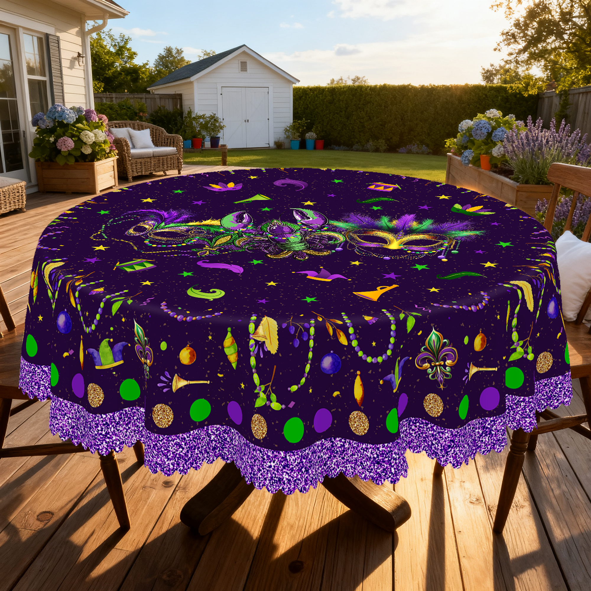 1 Piece of Purple Mardi Gras T - Home Decor New Orleans recension och pris