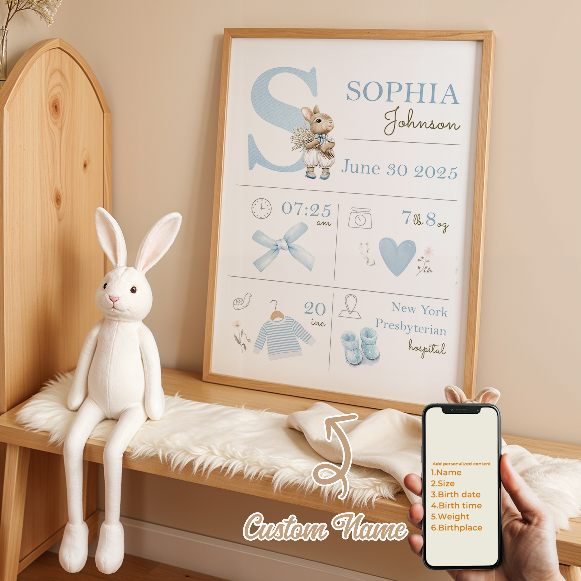 Personalized Custom Name Carto - Home Decor Wall Pictures recension och pris