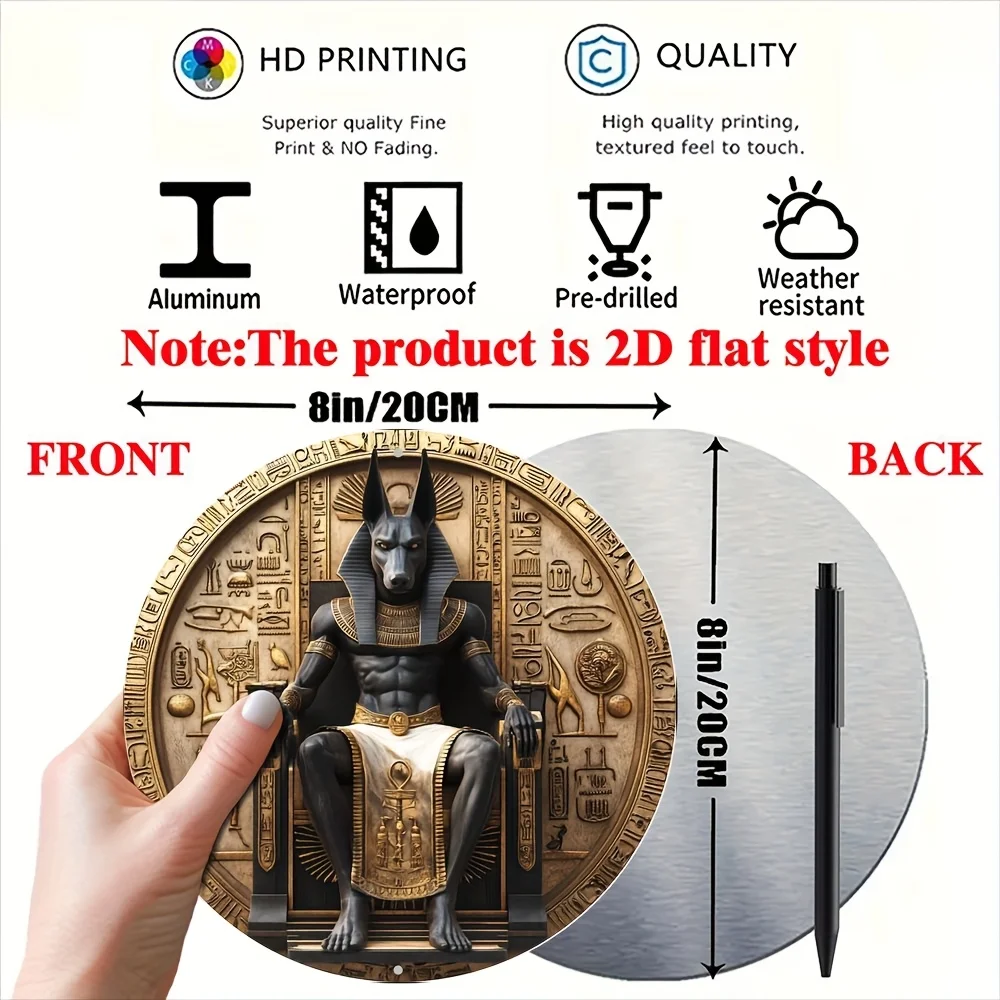 Vintage Egyptian Anubis On Thr - Home Decor Egypt recension och pris