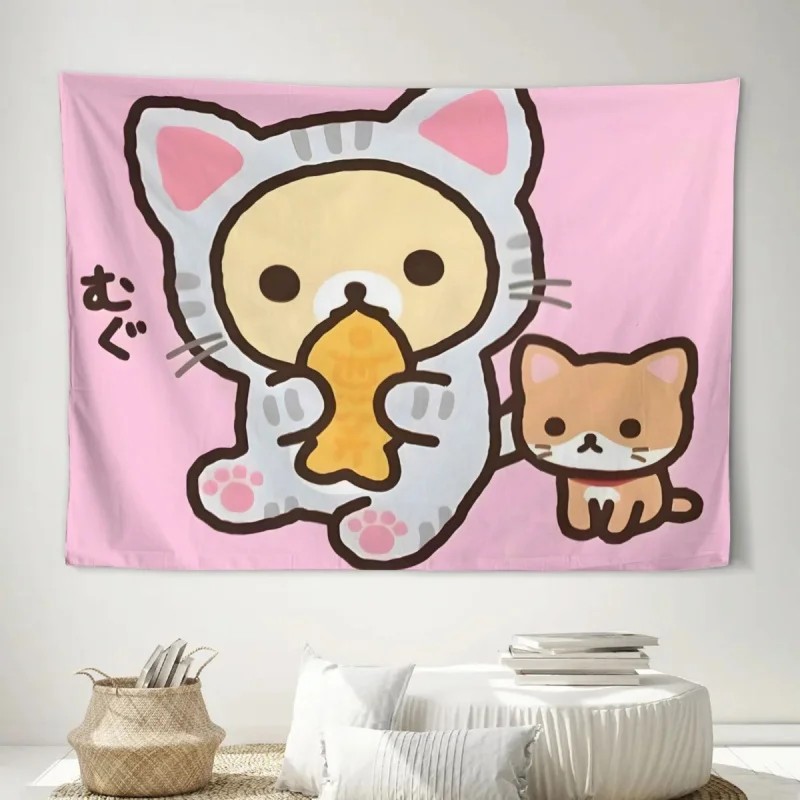 VIKAMA Kawaii Panda Wall Tapes - Aesthetic Tapestry recension och pris
