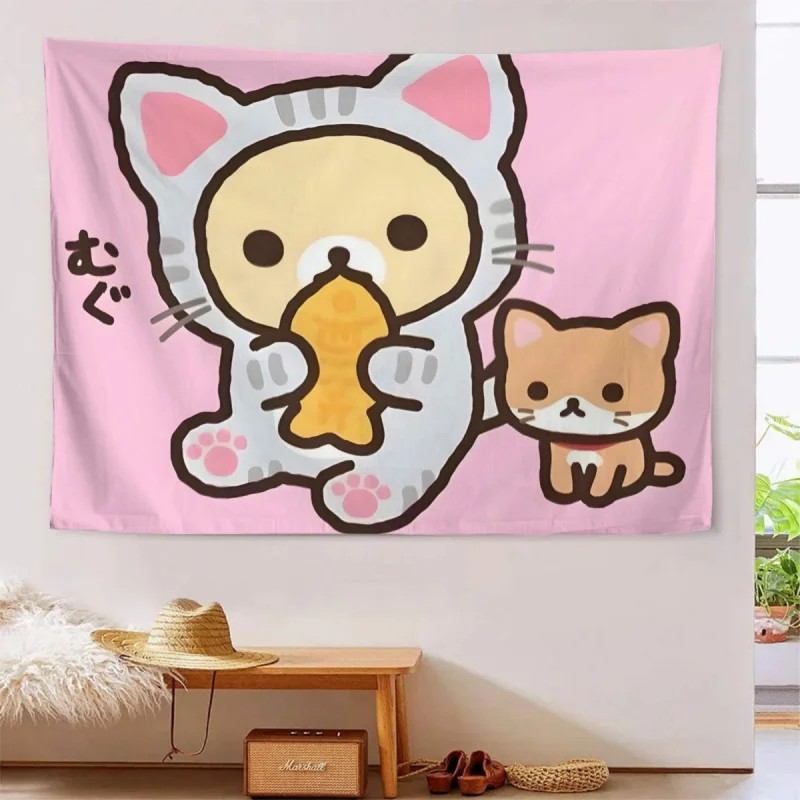 VIKAMA Kawaii Panda Wall Tapes - Aesthetic Tapestry recension och pris