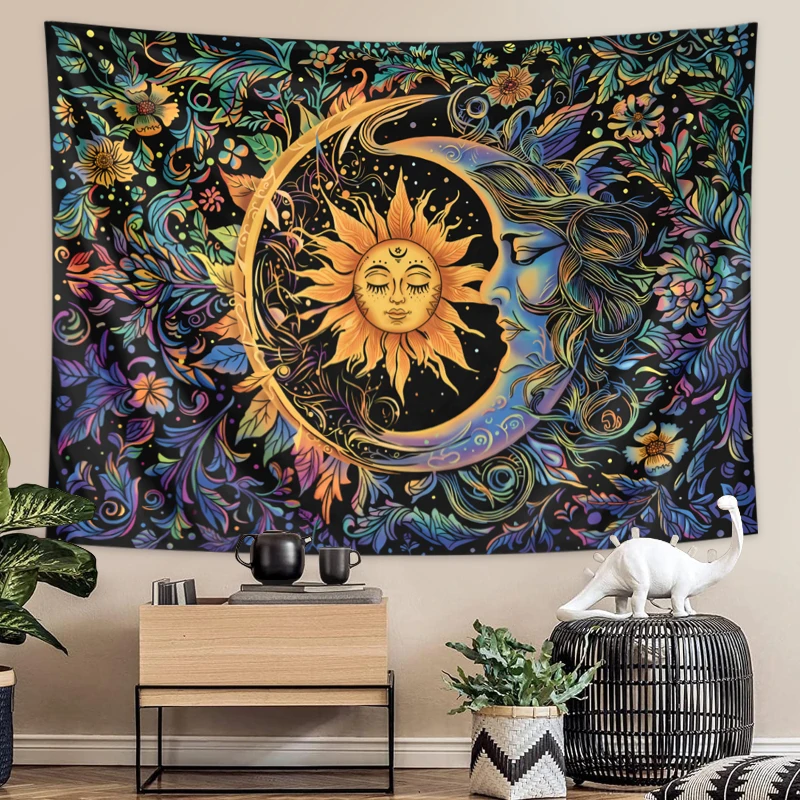 Sun and Moon Tapestry, Mystic  - Aesthetic Tapestry recension och pris