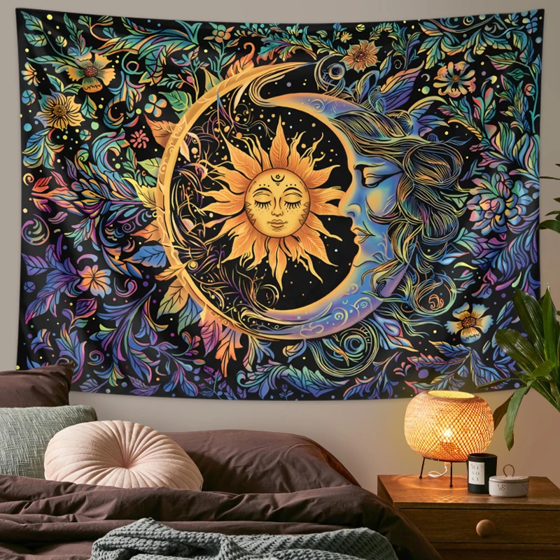 Sun and Moon Tapestry, Mystic  - Aesthetic Tapestry recension och pris