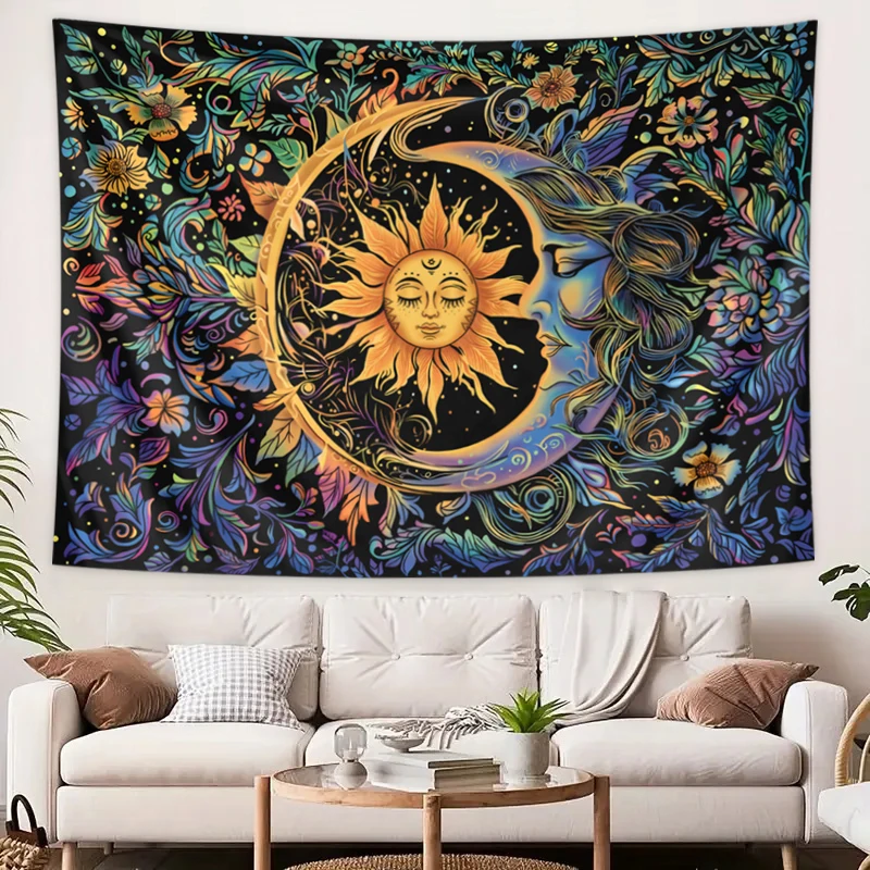 Sun and Moon Tapestry, Mystic  - Aesthetic Tapestry recension och pris