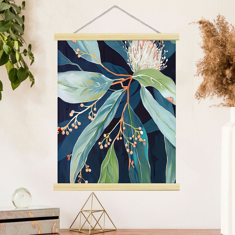 1pc 2D Flat Minimalist Wall Ha - Home Decor Vase With Flowers recension och pris