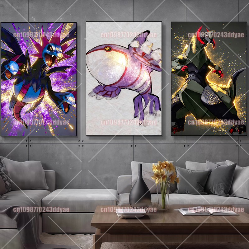Classic Retro Pokemon Anime Co - Home Decor Wall Pictures recension och pris