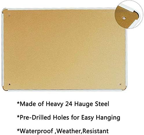 HOUVSSEN Metal Tin Sign, 8 x 1 - X Home Decor recension och pris