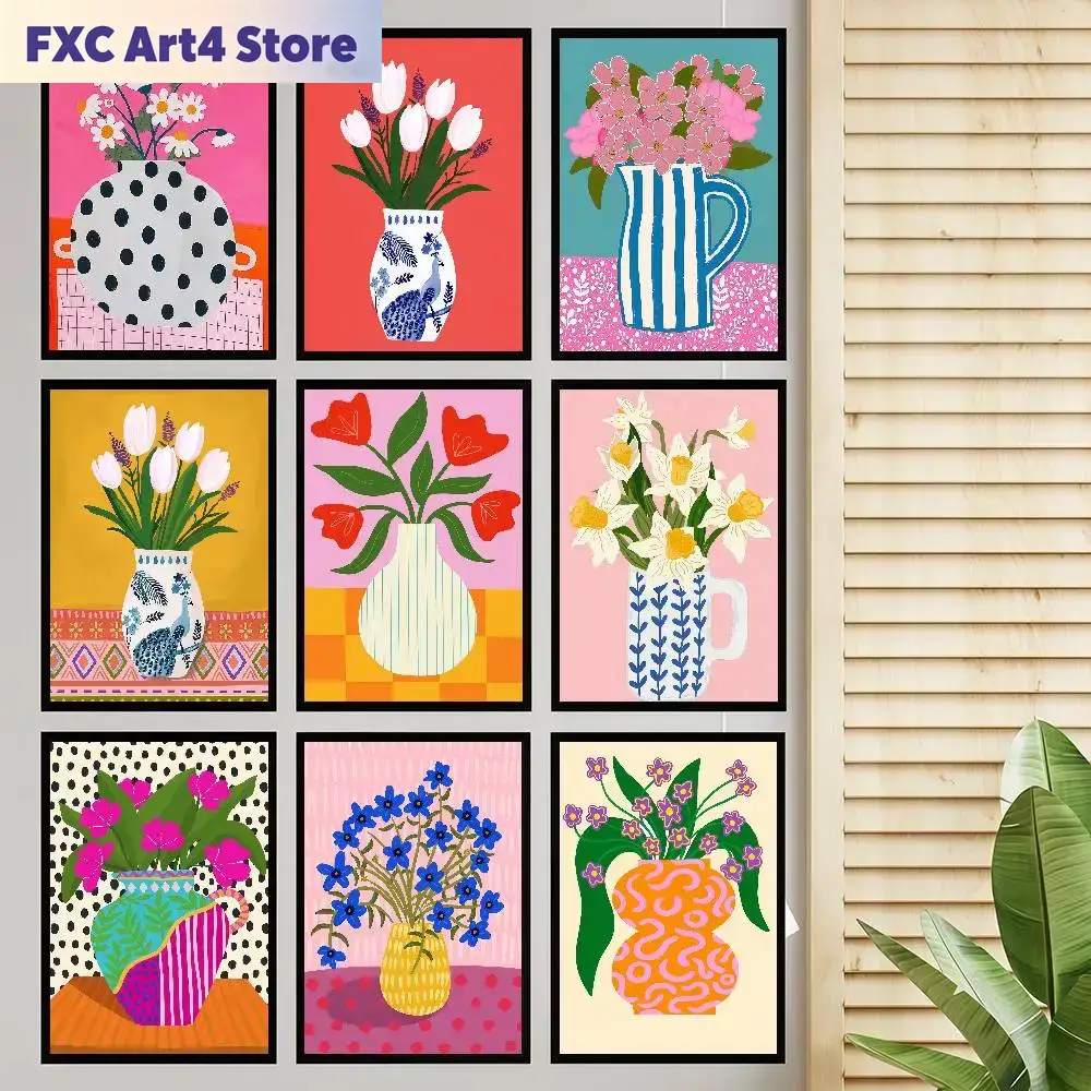 Frameless1pc Flower Market Vas - Home Decor Vase With Flowers recension och pris