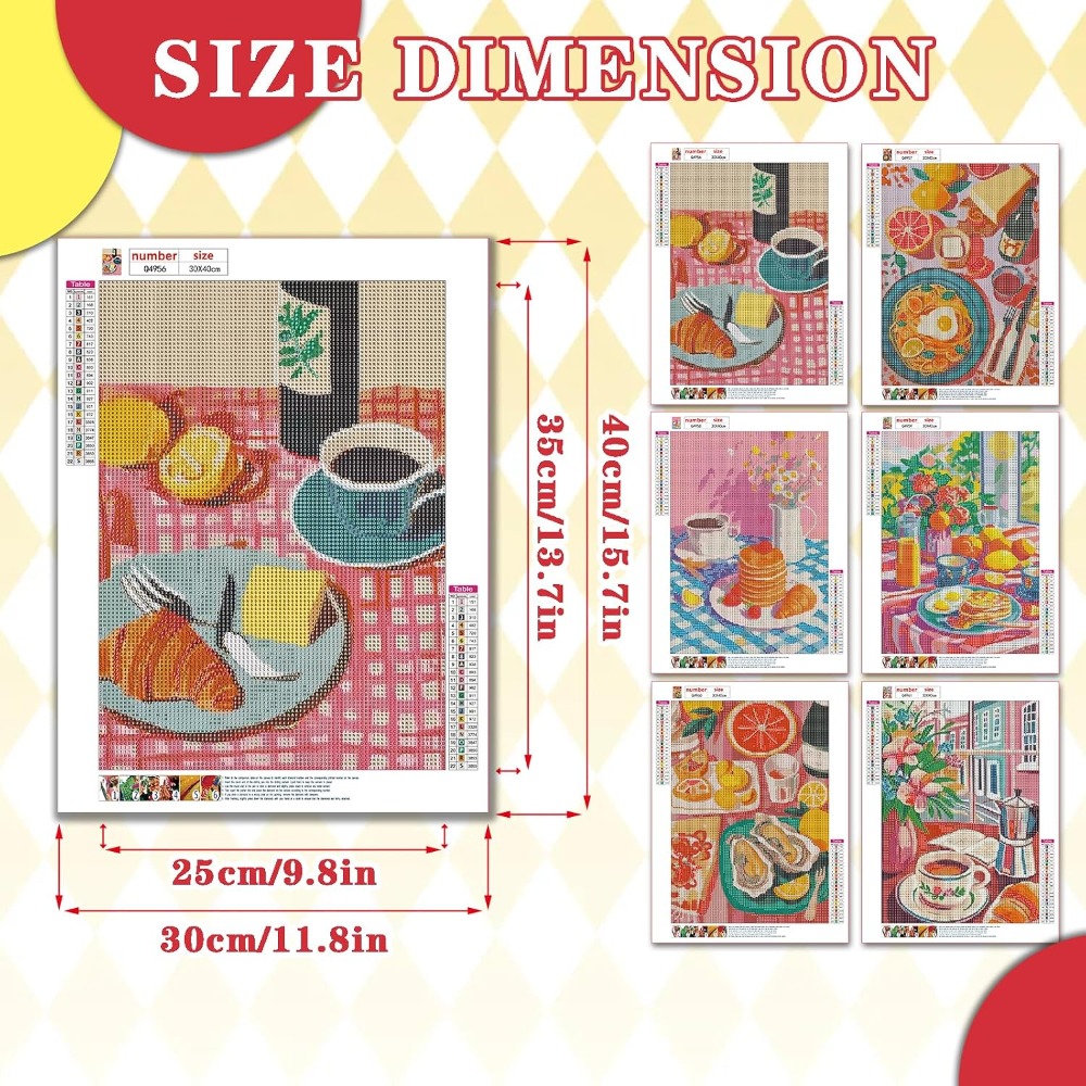 6 Pack 5D Diamond Painting Kit - Home Decor Free Images recension och pris
