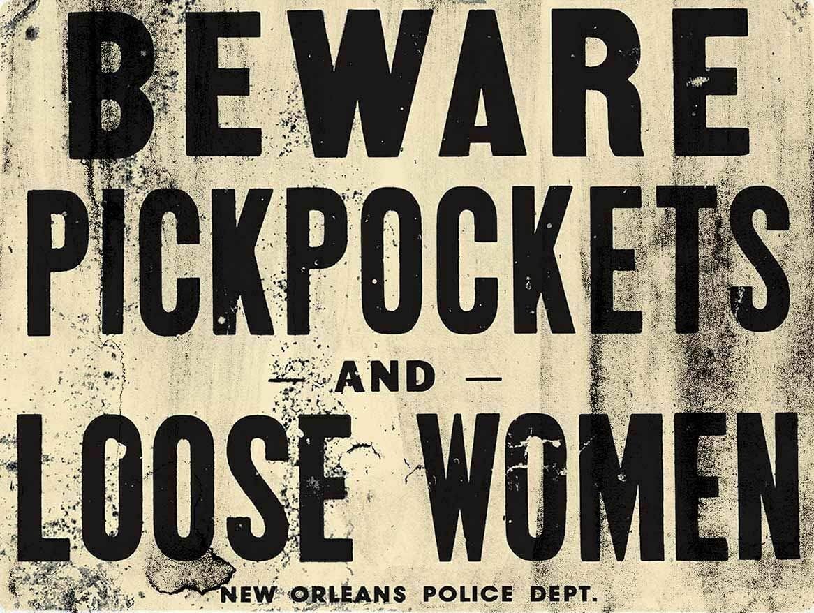 KoneFeco Tin Sign Vintage Chic - Home Decor New Orleans recension och pris