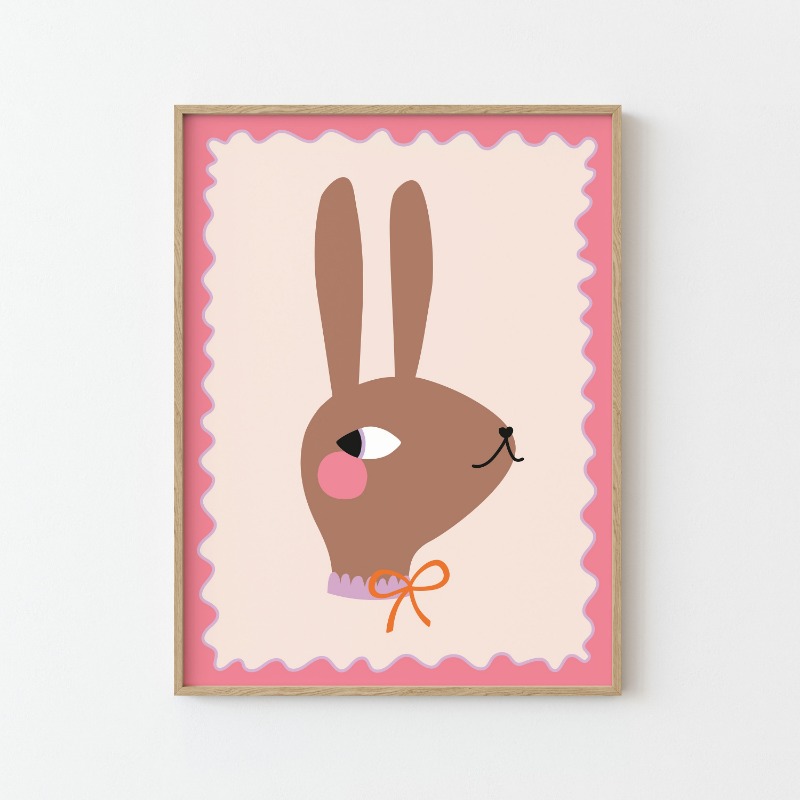 Cartoon Cute Animals Illustrat - Watercolor Poster Print recension och pris